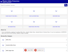 Tablet Screenshot of modernsafety.net